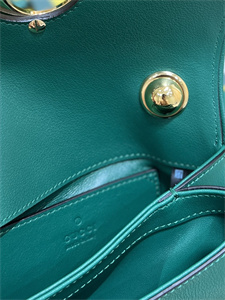 Gu.cci Blondie Mini Bag Green Leather 698643