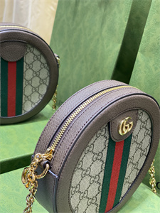 Gu.cci Ophidia GG Mini Round Shoulder Bag 550618
