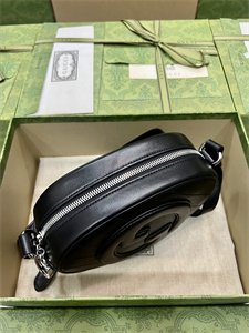 Gu.cci Blondie Mini Shoulder Bag Black Leather 760175