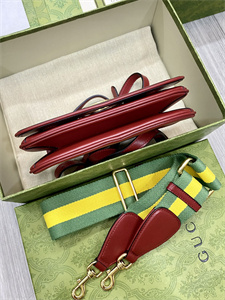 Gu.cci Blondie Mini Bag Red Leather 698643