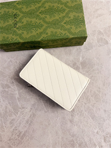 Gu.cci Blondie Wallet White Leather 760336