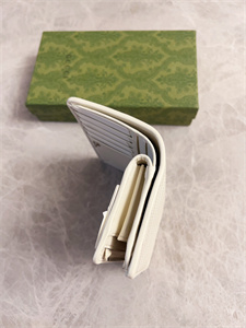 Gu.cci Blondie Wallet White Leather 760336