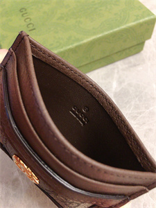 gu.cci ophidia gg card case S*p*e canvas 523159