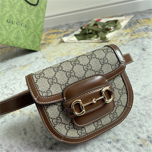 gu.cci horsebit 1955 rounded belt bag S*p*e canvas 760198