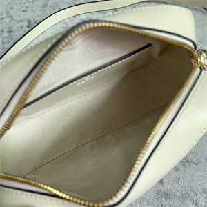 Gu.cci Horsebit 1955 Small Shoulder Bag White Leather 760196