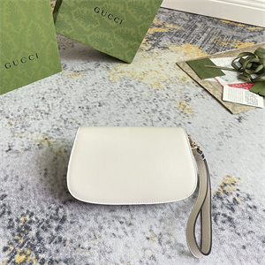 Gu.cci Blondie Mini Bag White Leather 698630