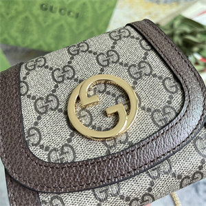 gu.cci blondie medium chain wallet gg S*p*e canvas 725219
