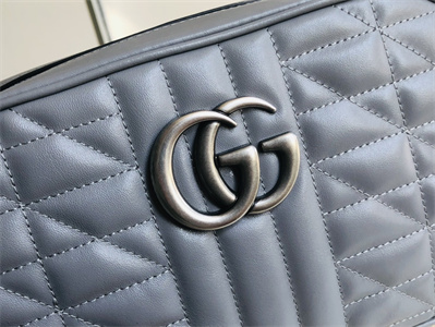 Gu.cci GG Marmont Small Shoulder Bag Blue 447632