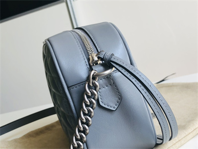 Gu.cci GG Marmont Small Shoulder Bag Blue 447632