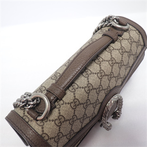 gu.cci dionysus gg S*p*e top handle shoudler bag brown 621512