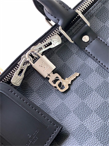L.V Keepall Bandoulière 55 Damier Graphite M41413