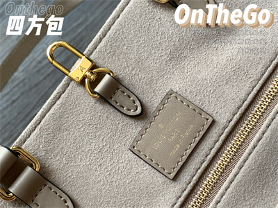 L.V ONTHEGO MM Monogram Empreinte Tourterelle/Cream M45494