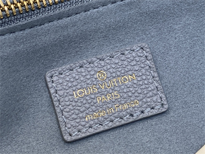 L.V Neverful MM Monogram Empreinte Grey Blue M46482