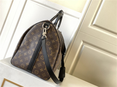L.V Keepall Bandoulière 50 Monogram Macassar M56713