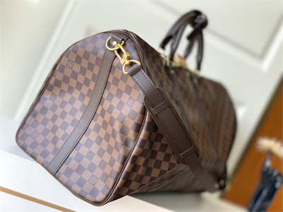 L.V Keepall Bandoulière 55 Damier Ebene N41413