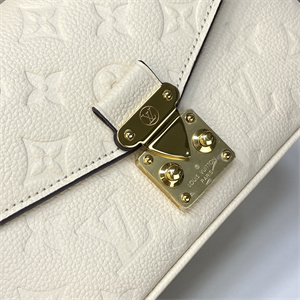 L.V Pochette Métis East West Monogram Empreinte Cream M22942