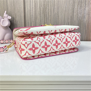 L.V Pochette Métis Bag Canvas Hot Pink M23055