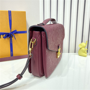 L.V Pochette Métis Monogram Empreinte Purple Red M41487