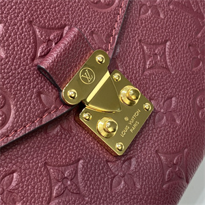 L.V Pochette Métis Monogram Empreinte Purple Red M41487