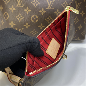 L.V Neverful PM Monogram Canvas Inside Red M41001