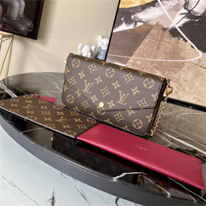 L.V Felicie Pochette Monogram Canvas Chain M61276