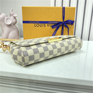 L.V Favorite MM Bag Damier Azur N41275