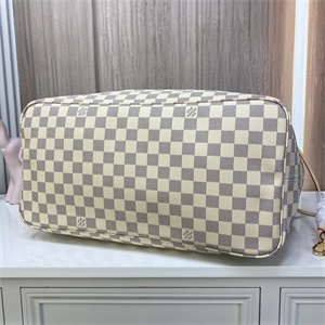L.V Neverful GM Damier Azur Inside Cream N41360