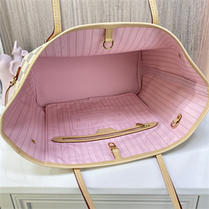 L.V Neverful MM Damier Azur Inside Pink N41605