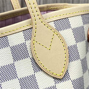 L.V Neverful PM Damier Azur Inside Pink N41606