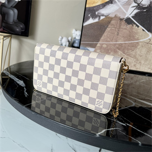 L.V Felicie Pochette Damier Azur Chain N63106