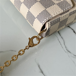 L.V Felicie Pochette Damier Azur Chain N63106