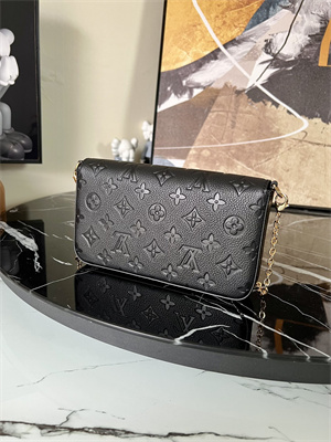 L.V  Felicie Pochette Monogram Empreinte Black M82477