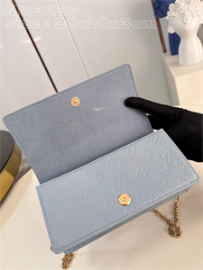 L.V Wallet On Chain LiLy Monogram Emprenite Blue M83233