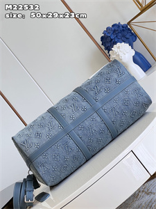 L.V Keepall Bandoulière 50 Monogram Washed Denim M22532