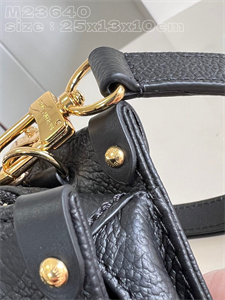 L.V ONTHEGO East West Monogram Empreinte Black M23640