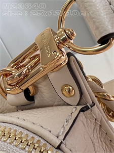 L.V ONTHEGO East West Monogram Empreinte Cream M23698