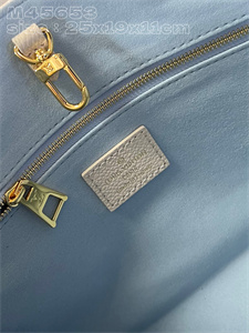 L.V ONTHEGO PM Monogram Empreinte Latte/Blue M45653