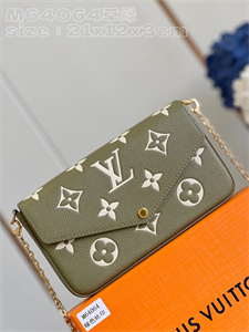 L.V Felicie Pochette Monogram Emprenite Green M64064