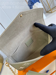 L.V Felicie Pochette Monogram Emprenite Green M64064