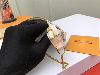 L.V Mini Pochette Accessories Damier Azur N58010