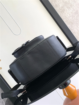 Di.or Maxi Gallop Backpack Grained Calfskin Black