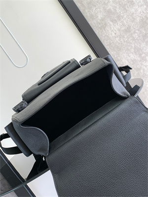 Di.or Maxi Gallop Backpack Grained Calfskin Black