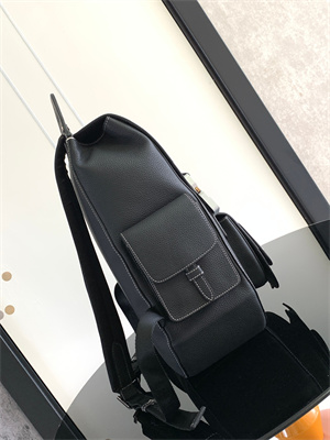 Di.or Maxi Gallop Backpack Grained Calfskin Black