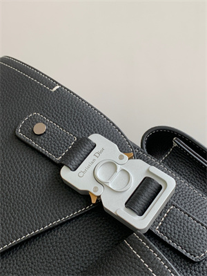 Di.or Maxi Gallop Backpack Grained Calfskin Black