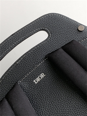 Di.or Maxi Gallop Backpack Grained Calfskin Black