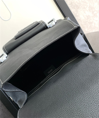 Di.or Maxi Gallop Backpack Grained Calfskin Black