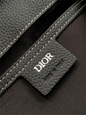 Di.or Maxi Gallop Backpack Grained Calfskin Black