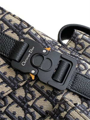 Di.or Maxi Gallop Backpack Oblique Jacquard With Grained Calfskin