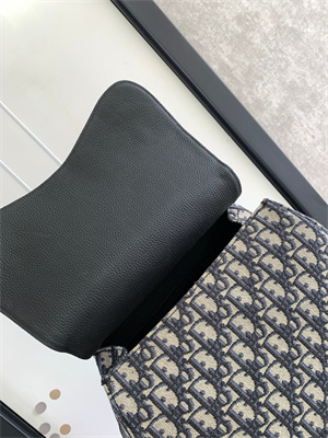 Di.or Maxi Gallop Backpack Oblique Jacquard With Grained Calfskin