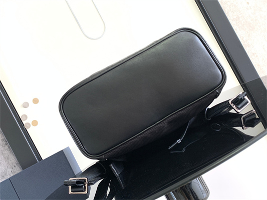 D*or backpack black oblique calfskin